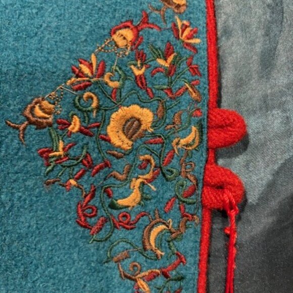 Elegant Turquoise Jacket - Picture 2 of 9